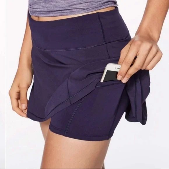 Lululemon Circuit breaker skirt dark purple - Picture 4 of 4